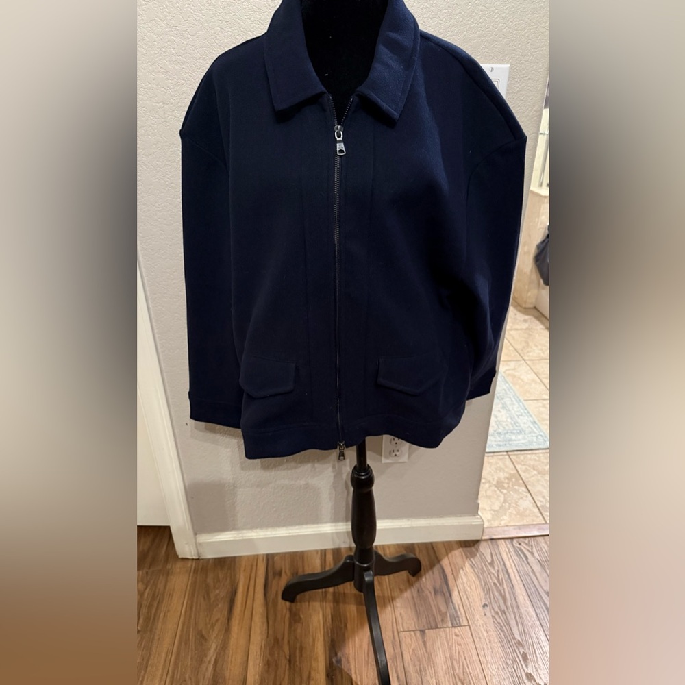 Banana Republic Navy Blue Wool Jacket